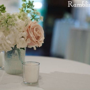 Elegant floral centerpiece by Southern Event Planners, Memphis, Tennessee. Photo by Ramblin' Rose Photography.