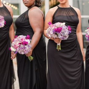Mix of purple bridesmaids bouquets  Photo by Amy Hutchinson Floral by Southern Event Planners