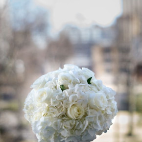 All white bridal bouquet.   Wedding by Southern Event Planners.  Photography by Creation Studios.  #weddings #memphisflorist #bridalbouquet #southerneventplanners