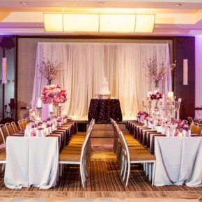 Purple wedding reception by Southern Event Planners, Memphis Weddings