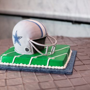 Football groom's cake, Southern Event Planners, Memphis, Tennessee.