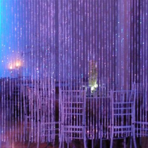 Crystal Curtains by Southern Event Planners, Memphis, TN