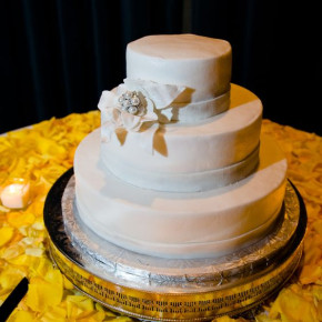 Yellow cake table by Southern Event Planners, Memphis, Tennessee, Memphis weddings.