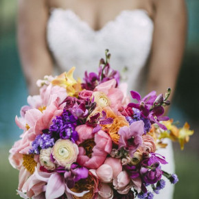 Purple and pink bridal bouquet by Southern Event Planners.   #bouquet #wedding #Memphisflorist #bridesbouquet